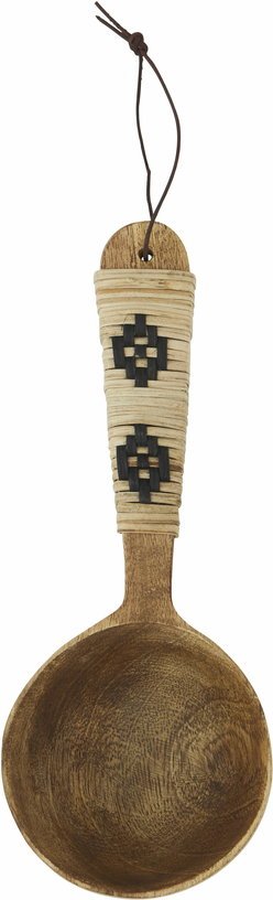 Cuillère de service en bois avec canne - Madam Stoltz - The Cool Republic