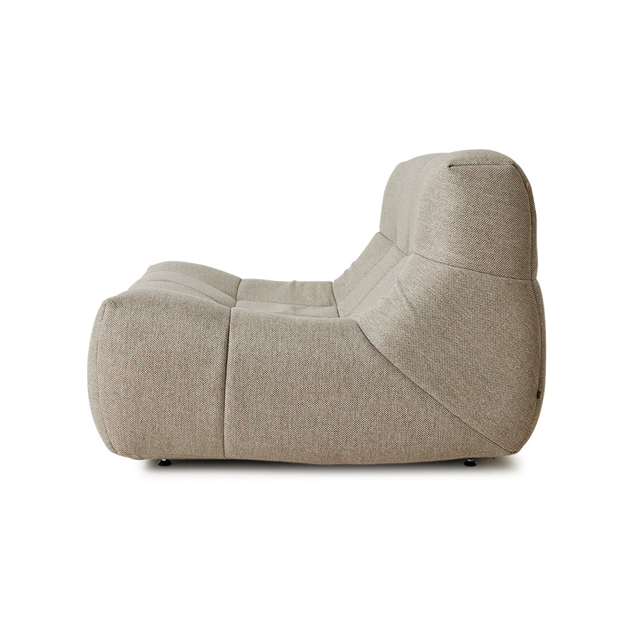 Gartensessel Olefin Stoff Creme Beige 105x75cm Naturelle - HKLIVING