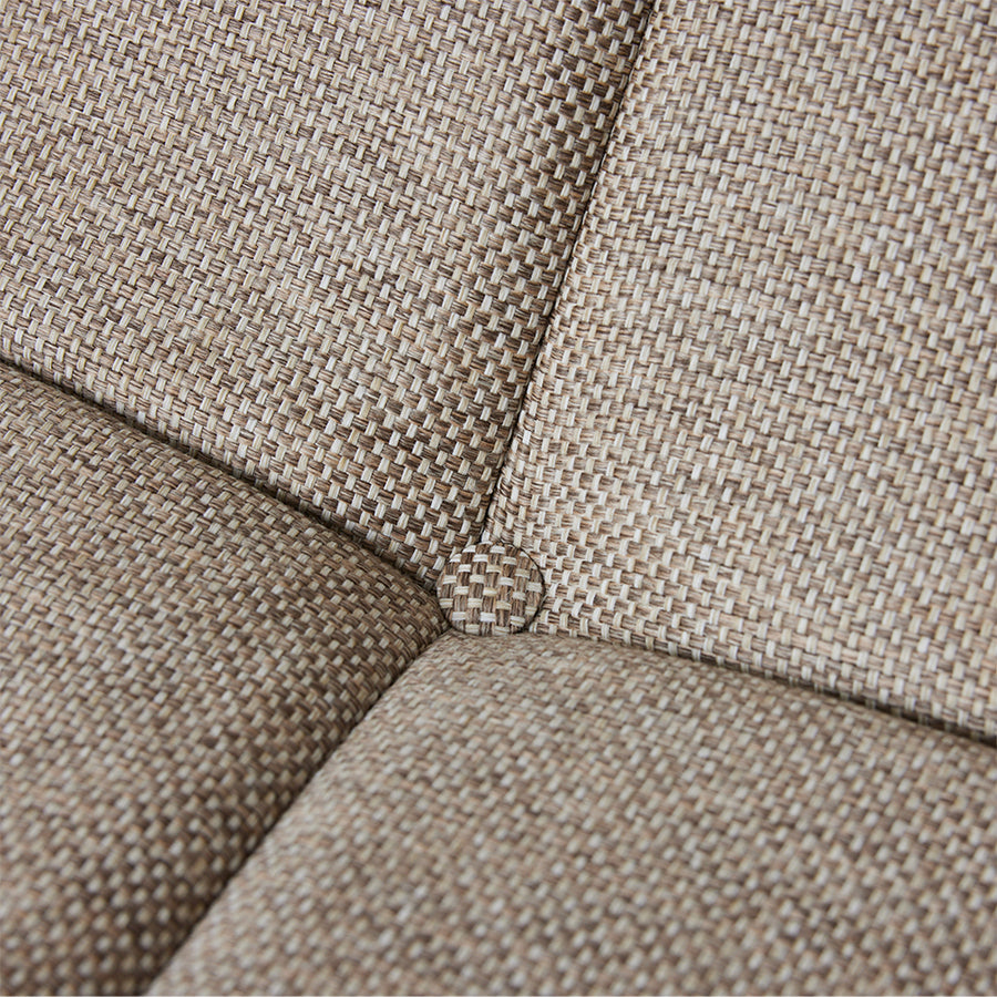 Gartensessel Olefin Stoff Creme Beige 105x75cm Naturelle - HKLIVING