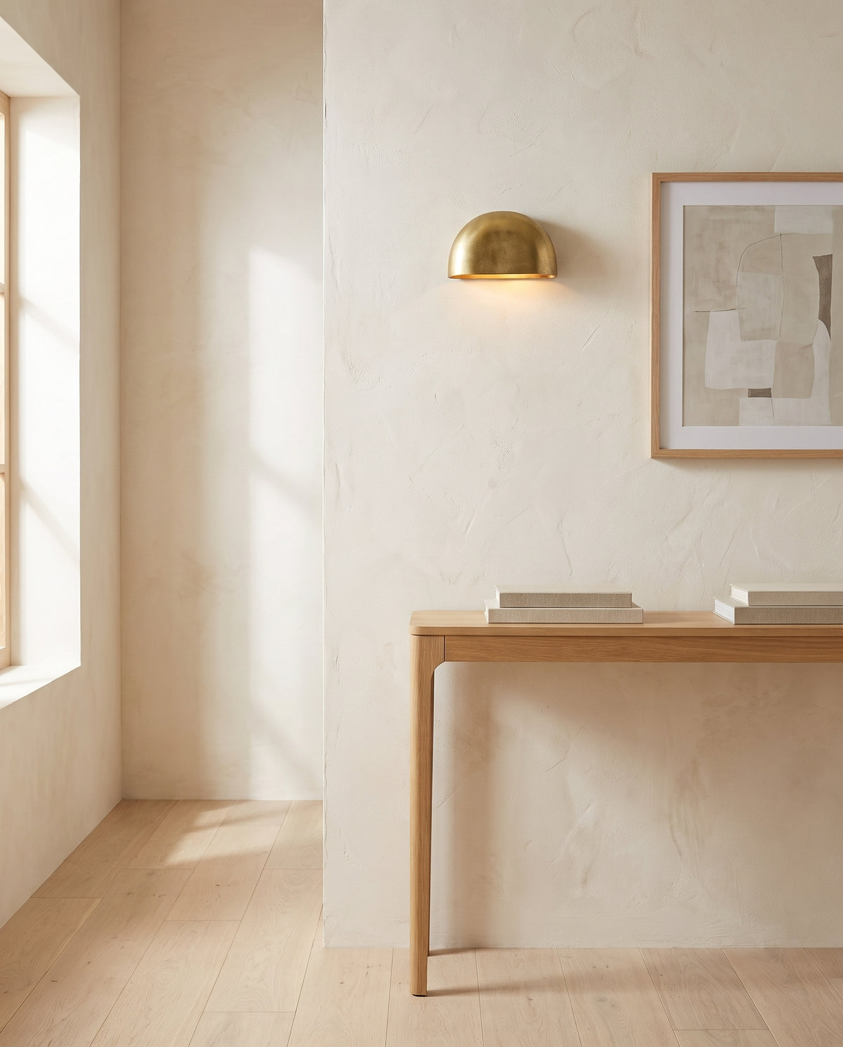 Applique murale en laiton laiton vieilli 21x13cm Diggs - Hudson Valley Lighting en situation