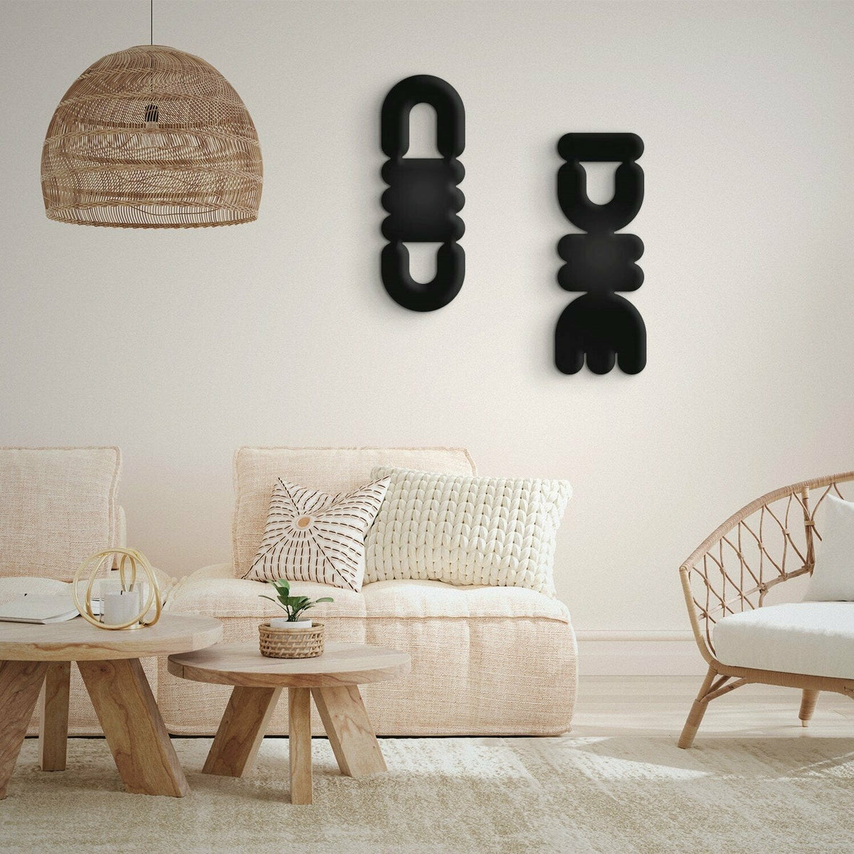 Décoration murale en bois TŌTEM Mōne - Kōje & Møhe - The Cool Republic
