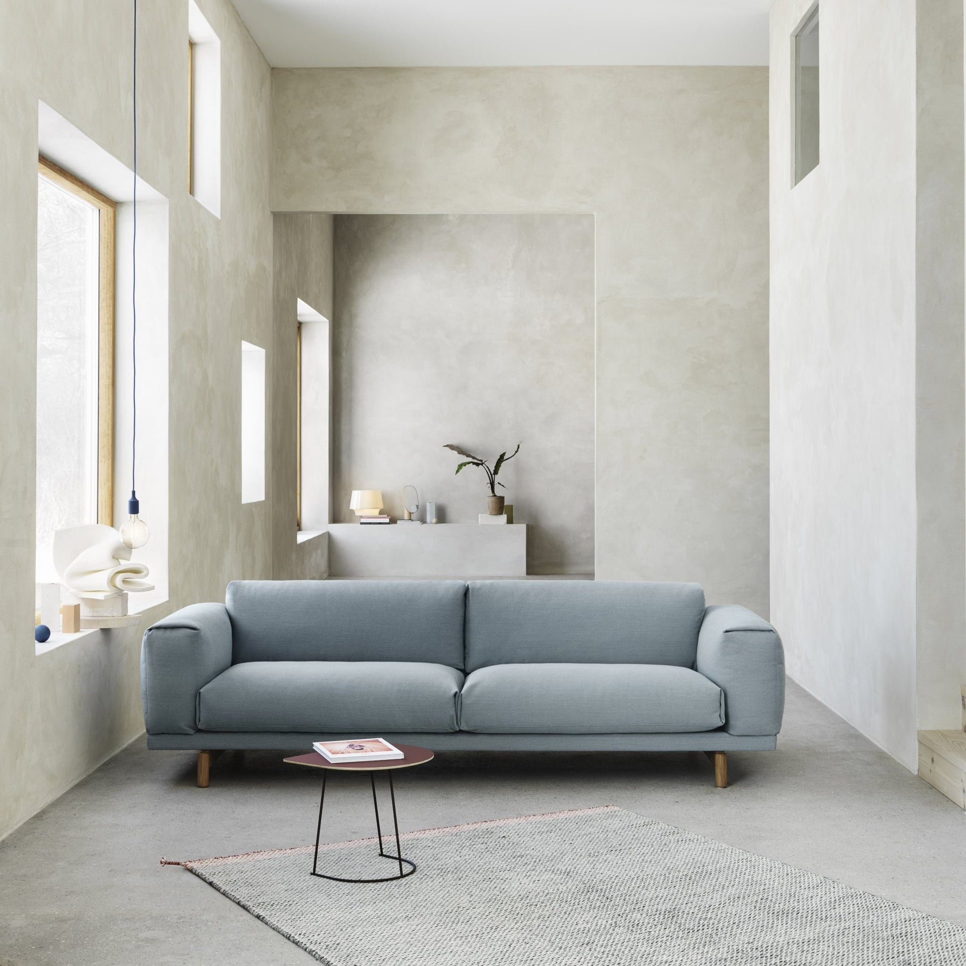 Demie table basse blanche Airy - Muuto - The Cool Republic