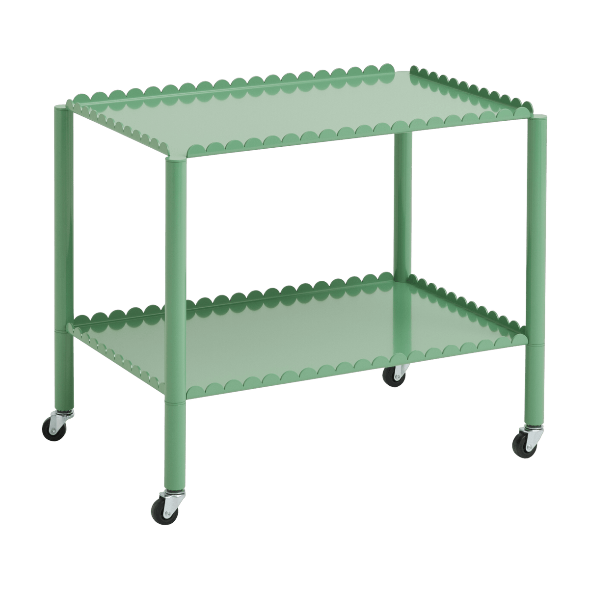 Desserte en acier vert jade Arcs - Hay - The Cool Republic