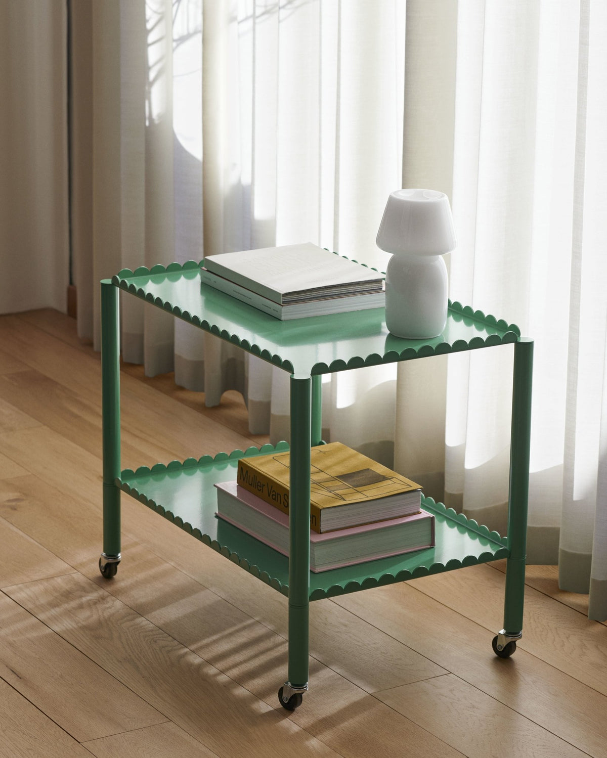 Desserte en acier vert jade Arcs - Hay - The Cool Republic