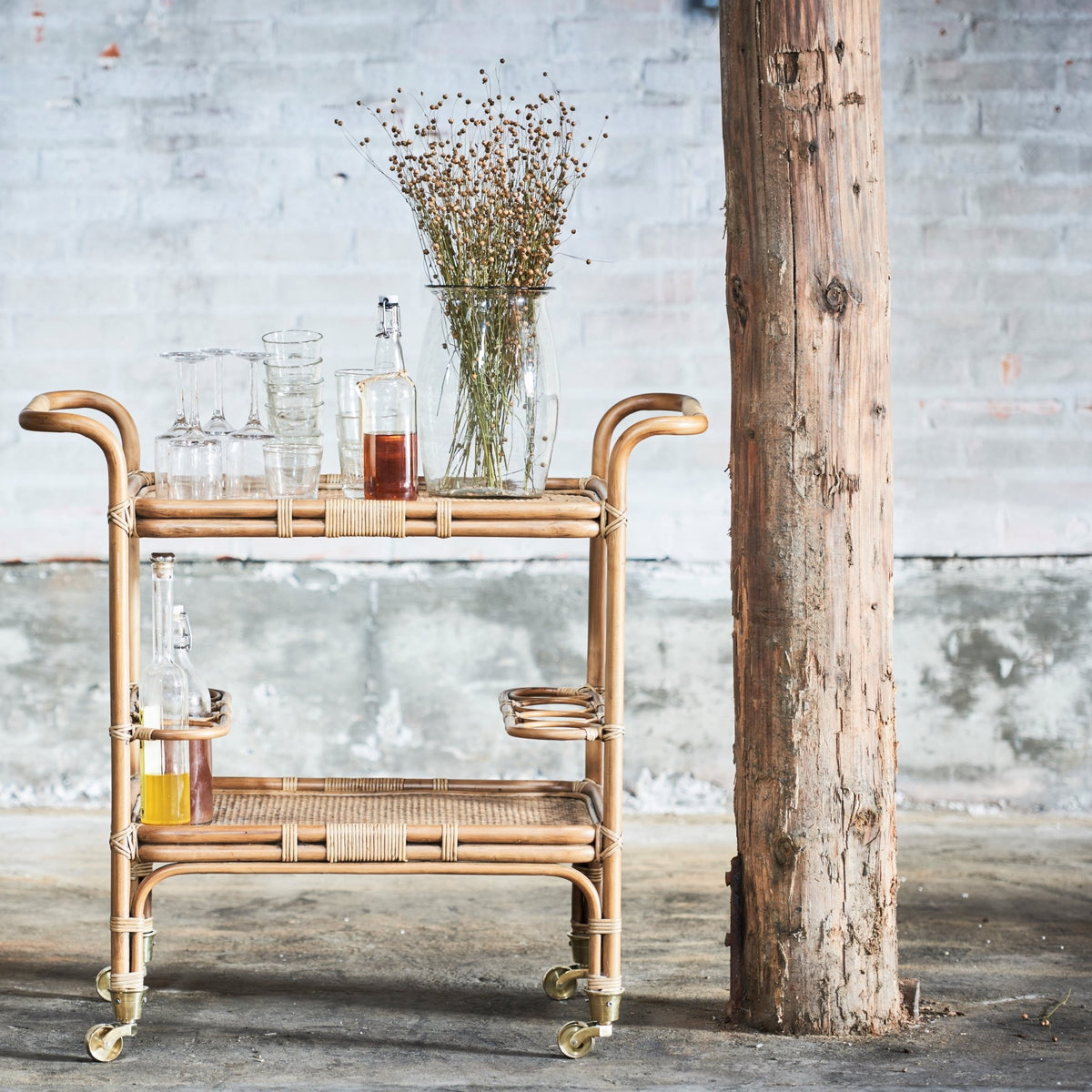 Desserte en rotin Carlo - Sika Design - The Cool Republic