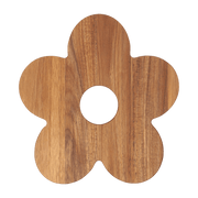 Acacia wood trivet 38 cm Daisy - DOIY - The Cool Republic