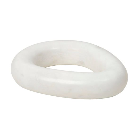 Dessous de plat en marbre blanc 15x13x3cm Elsa - Broste Copenhagen