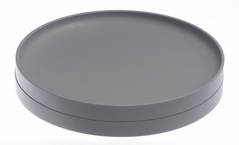 Dessous de verre rond en silicone noir Tower - Yamazaki - The Cool Republic