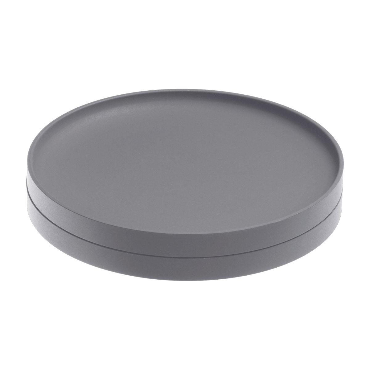 Dessous de verre rond en silicone noir Tower - Yamazaki - The Cool Republic