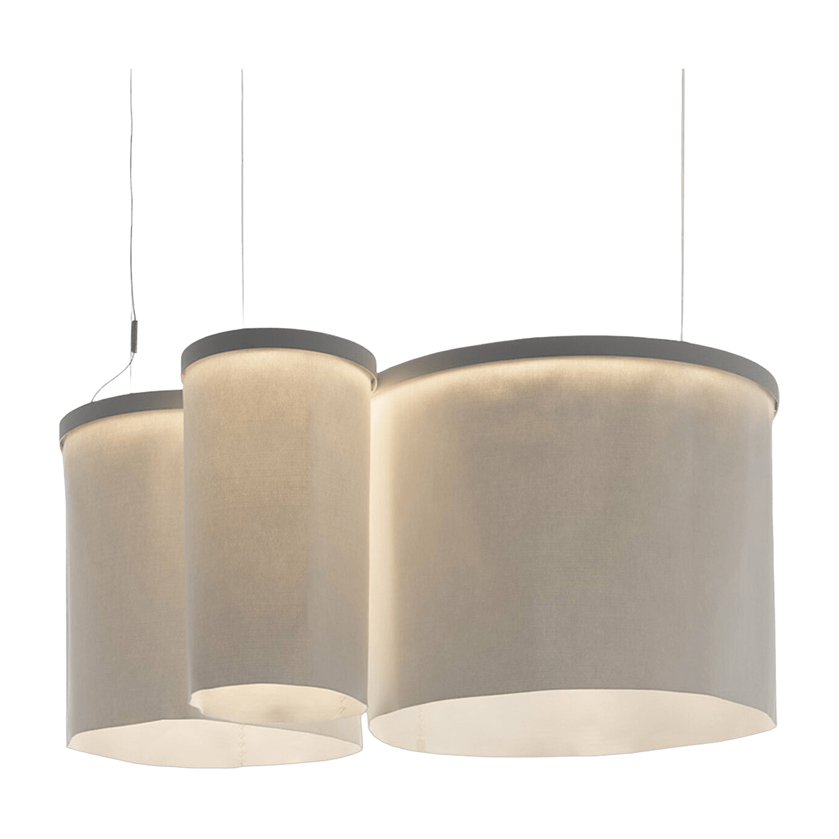 Acoustic diffuser for 50 x 60 cm suspension Ripple - Artemide - The Cool Republic