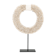 Disque de coquillage Papua sur pied M blanc - Bazar Bizar - The Cool Republic