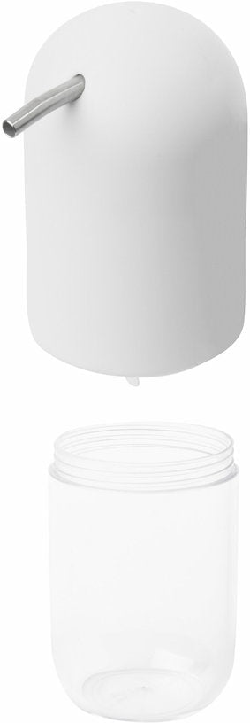 Distributeur à savon en plastique moulé blanc 236 mL Touch - Umbra - The Cool Republic