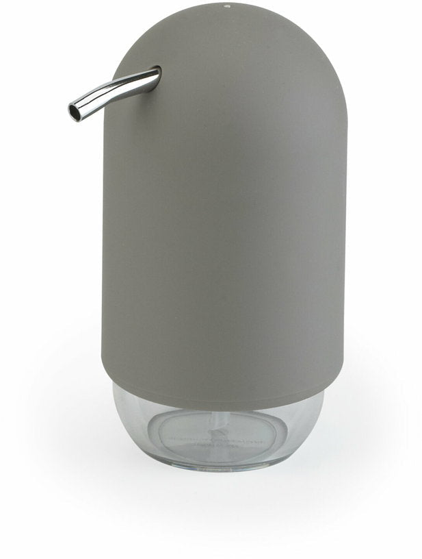 Distributeur à savon en plastique moulé gris 236 mL Touch - Umbra - The Cool Republic