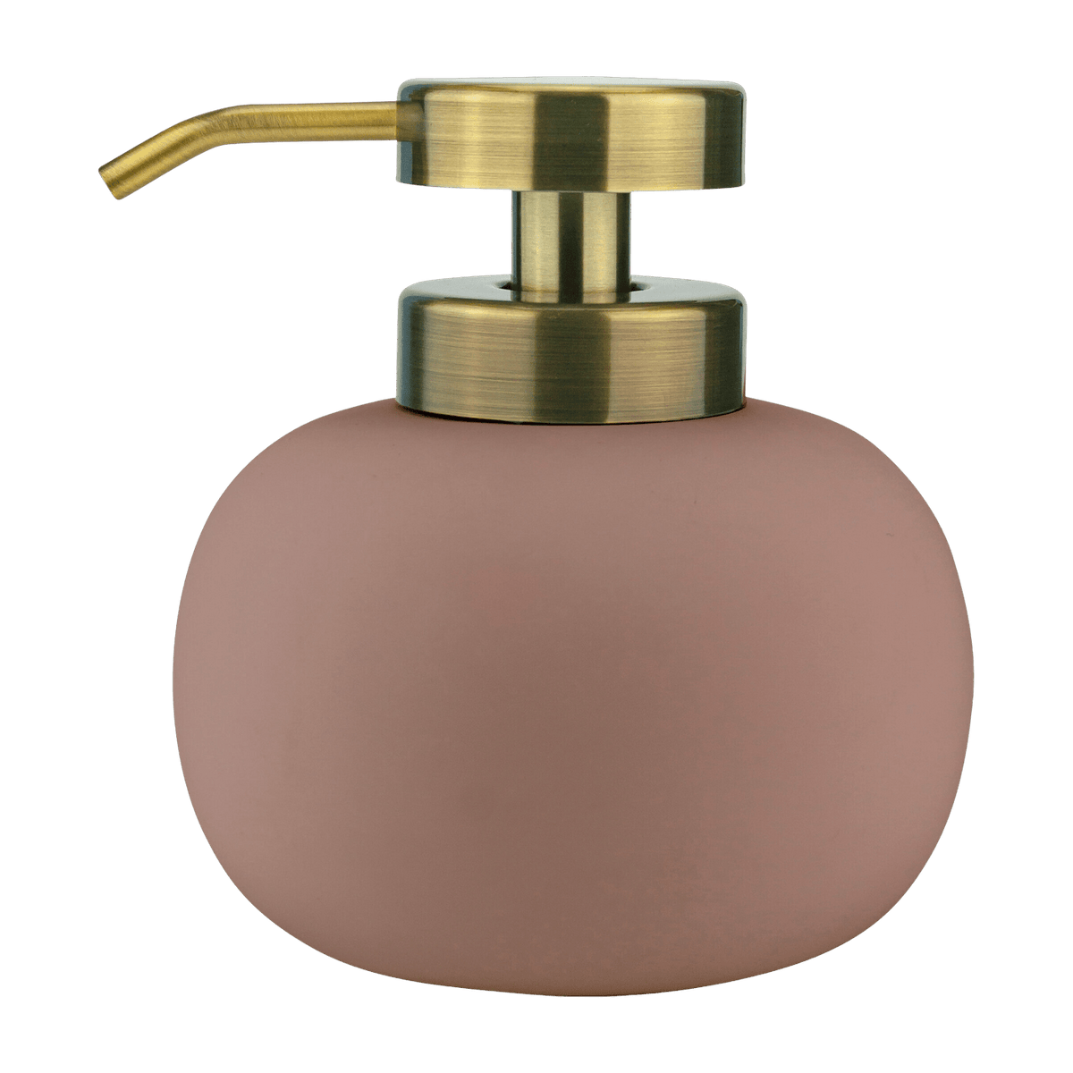 Distributeur de savon en céramique blush H13 cm Lotus - Mette Ditmer - The Cool Republic