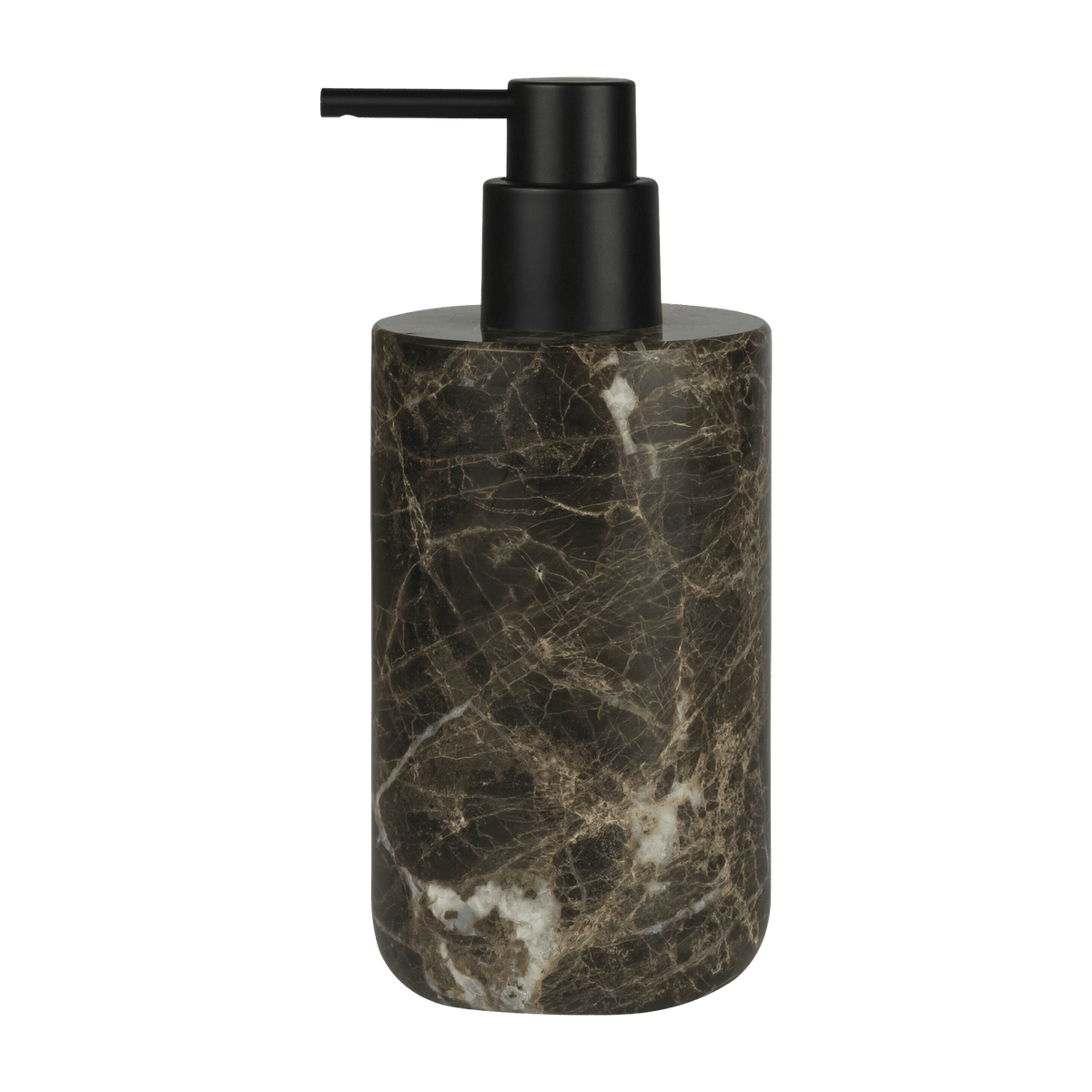 Soap dispenser in marbre brown 18cm Marble - Mette Ditmer - The Cool Republic
