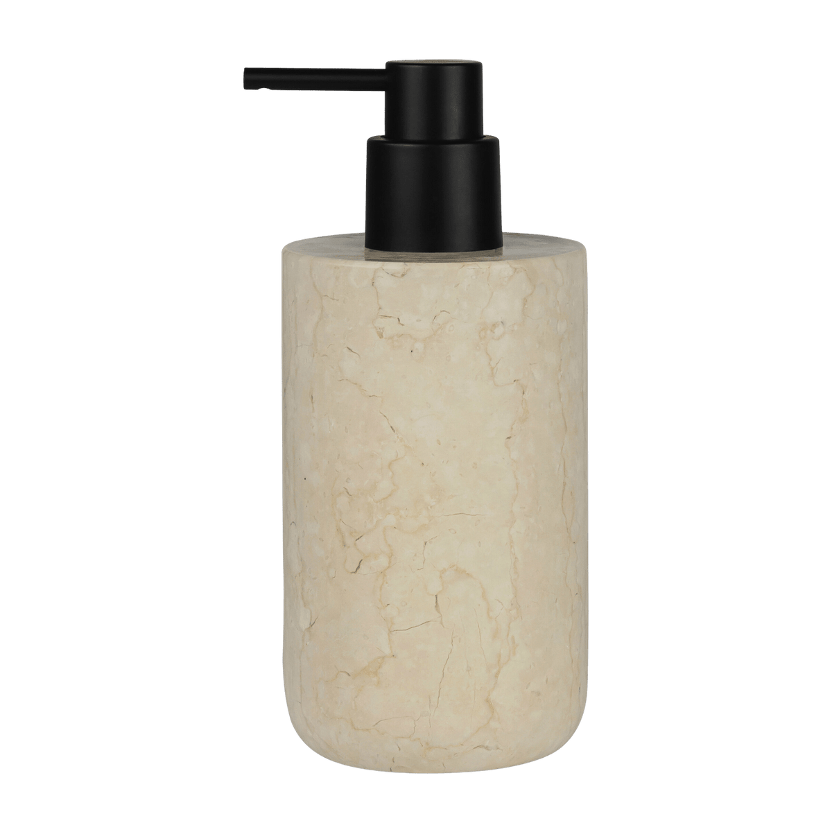 Soap dispenser in marbre sand 18cm Marble - Mette Ditmer - The Cool Republic