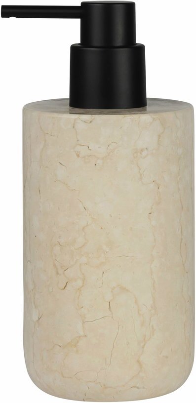 Distributeur de savon en marbre sable 18cm Marble - Mette Ditmer - The Cool Republic