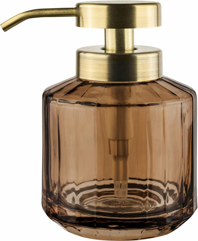 Distributeur de savon en verre marron 14 cm VISION - Mette Ditmer - The Cool Republic