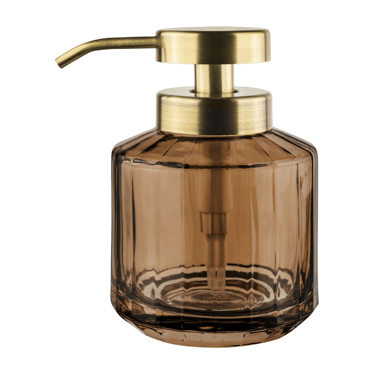 Distributeur de savon en verre marron 14 cm VISION - Mette Ditmer - The Cool Republic