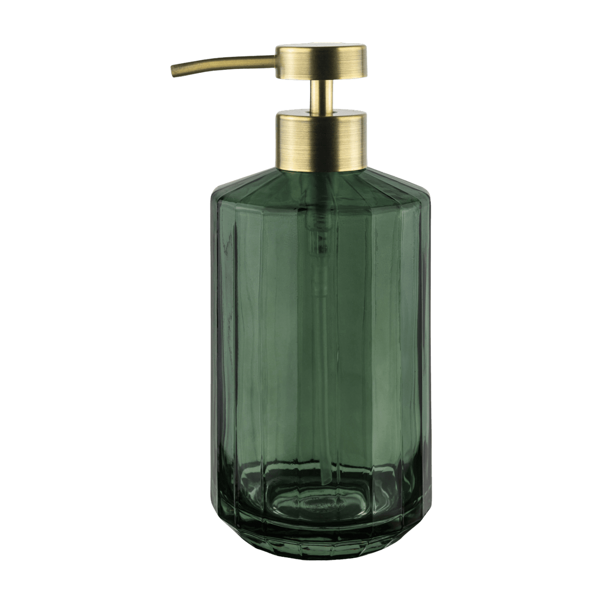 Distributeur de savon en verre vert 18 cm VISION - Mette Ditmer - The Cool Republic