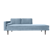 Divan en velours bleu pastel Wind - Broste Copenhagen - The Cool Republic