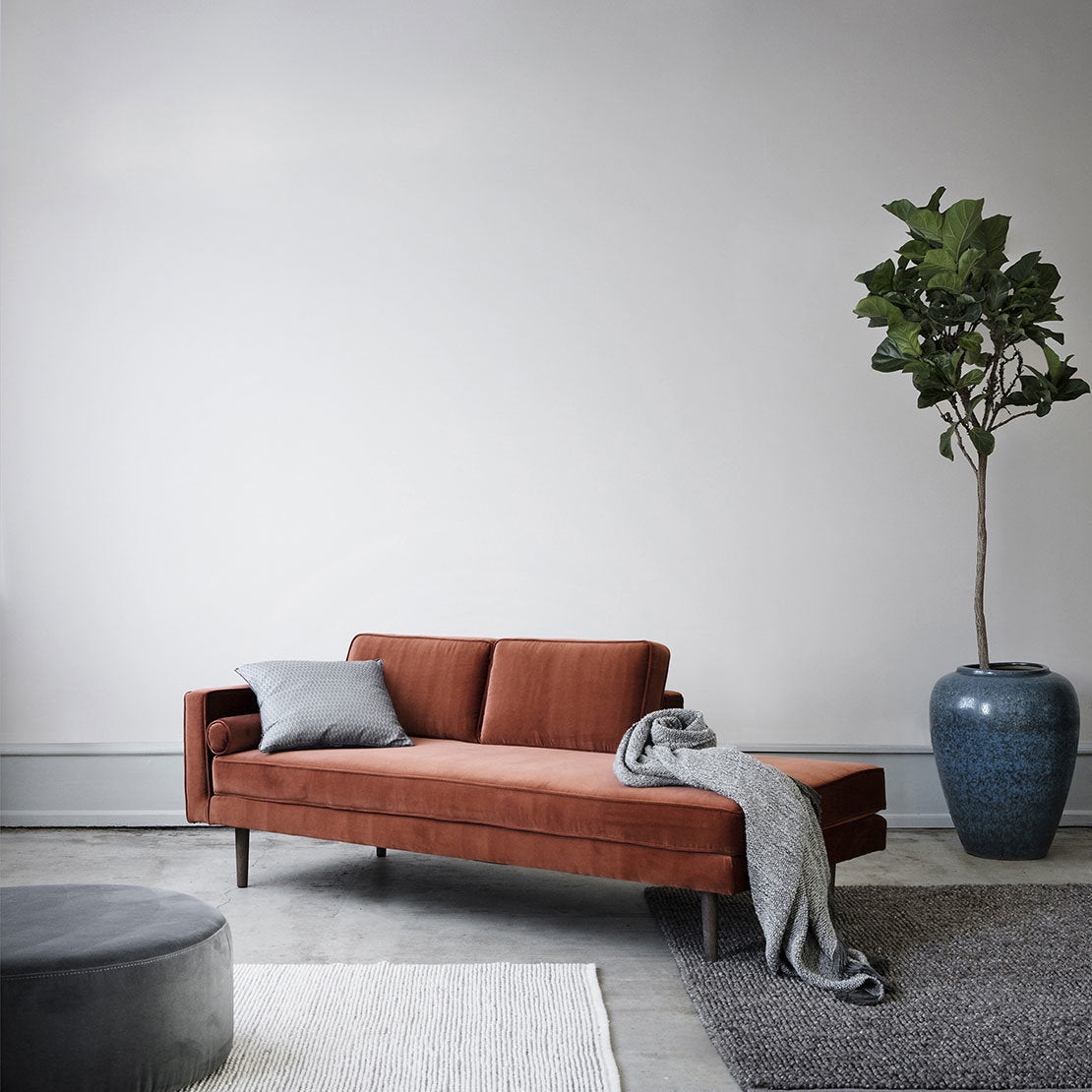 Divan en velours vert Wind - Broste Copenhagen - The Cool Republic