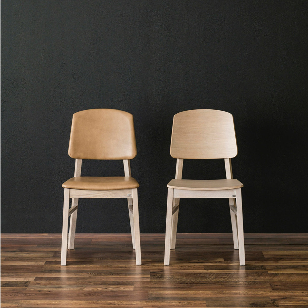 Dossier de chaise en cuir reconstitué camel Verona - Hans K - The Cool Republic