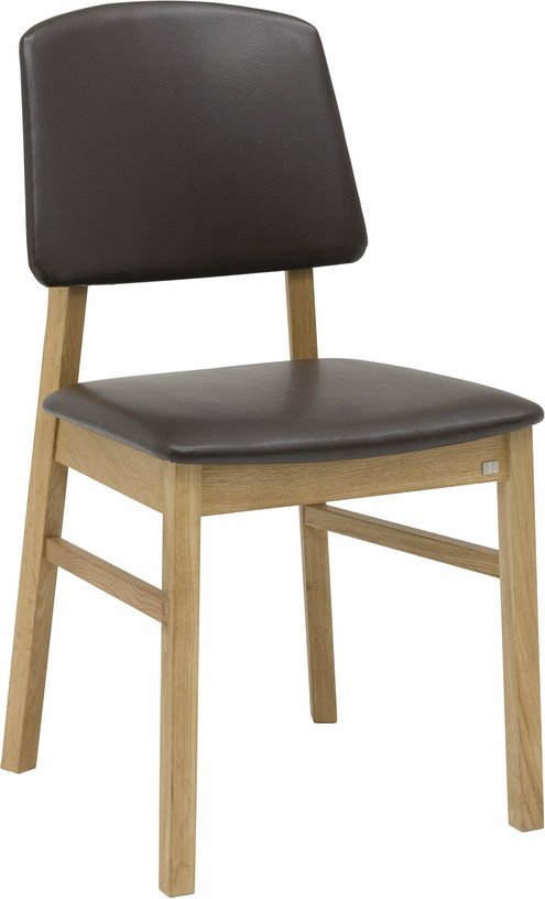 Dossier de chaise en cuir reconstitué marron Verona - Hans K - The Cool Republic