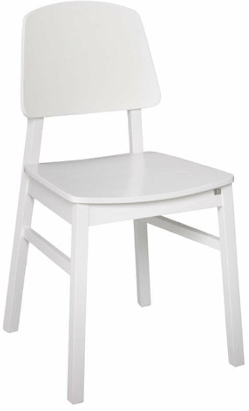 Dossier de chaise en placage Bentwood blanc Verona - Hans K - The Cool Republic