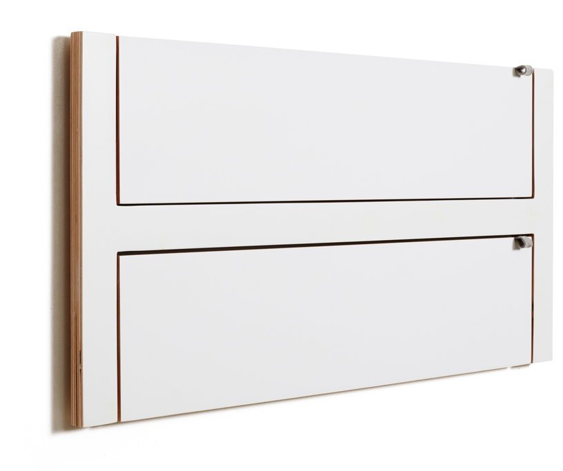 Double étagère modulable blanche 80 x 40 cm Fläpps - Ambivalenz - The Cool Republic