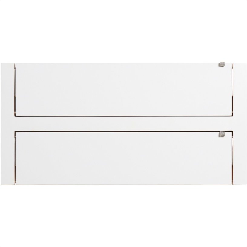 Double étagère modulable blanche 80 x 40 cm Fläpps - Ambivalenz - The Cool Republic