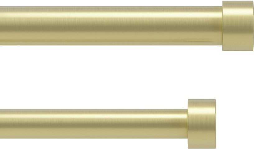 Double tringle à rideaux extensible en acier cuivrée 91 - 168 cm Cappa - Umbra - The Cool Republic