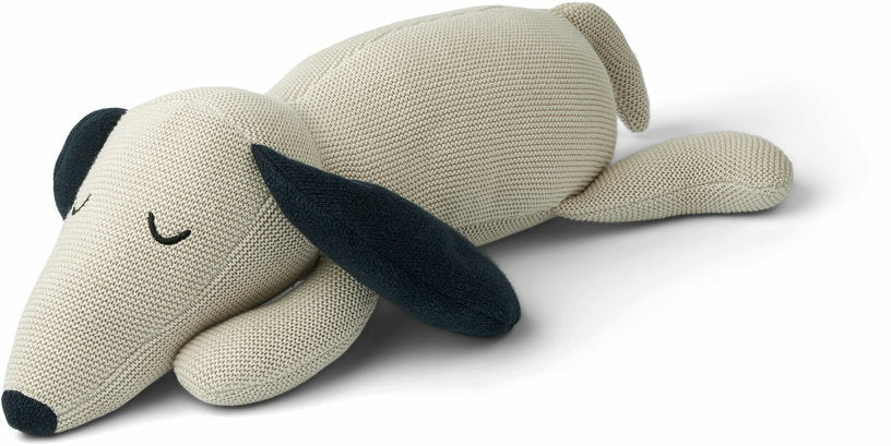 Doudou beige et bleu marine Daniel dog - Liewood - The Cool Republic