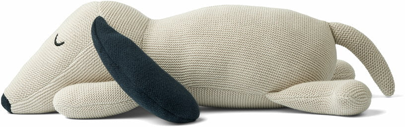 Doudou beige et bleu marine Daniel dog - Liewood - The Cool Republic