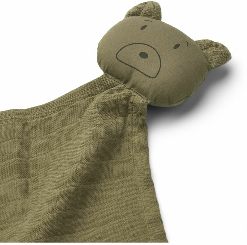 Doudou ours en mousseline kaki Robbie - Liewood - The Cool Republic