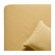 Drap Housse Jaune Paille 140 x 200 cm Lou - Madura - The Cool Republic