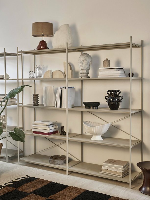 Echelle en acier beige 42 x 55 cm Punctual - Ferm living - The Cool Republic