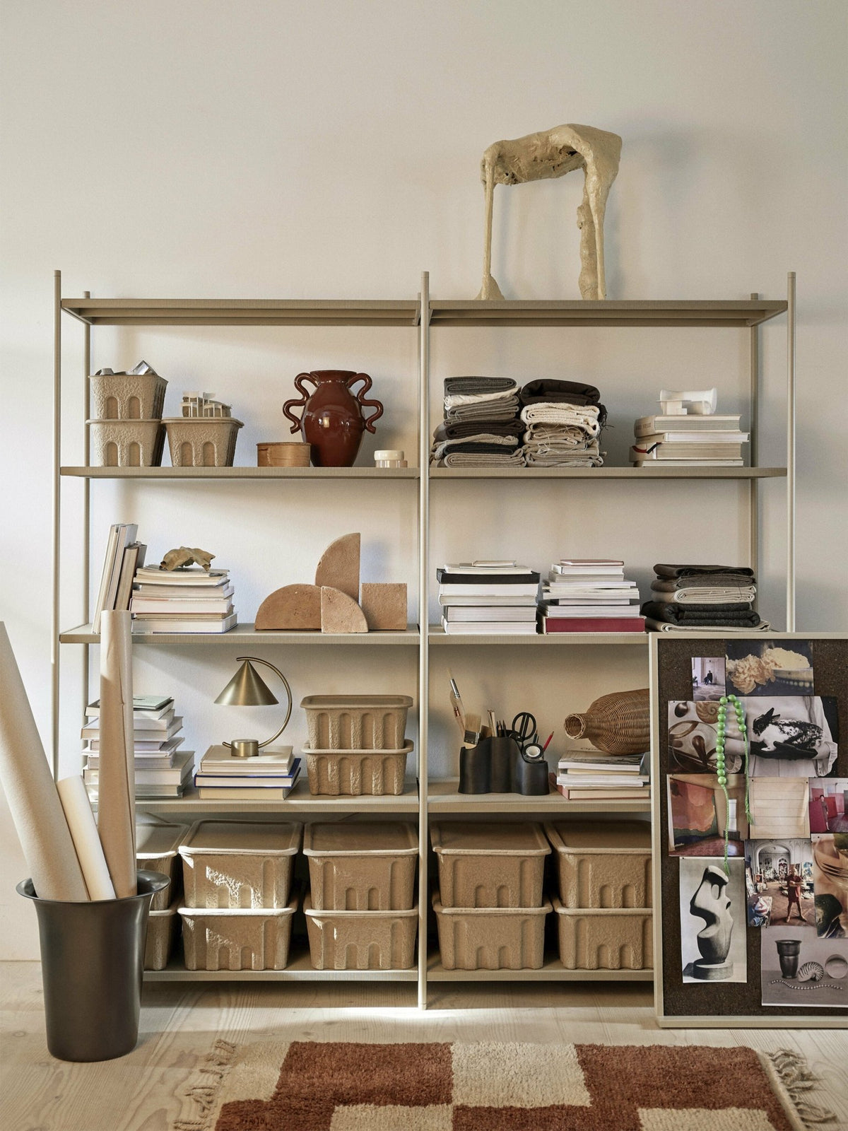 Echelle en acier beige 42 x 55 cm Punctual - Ferm living - The Cool Republic