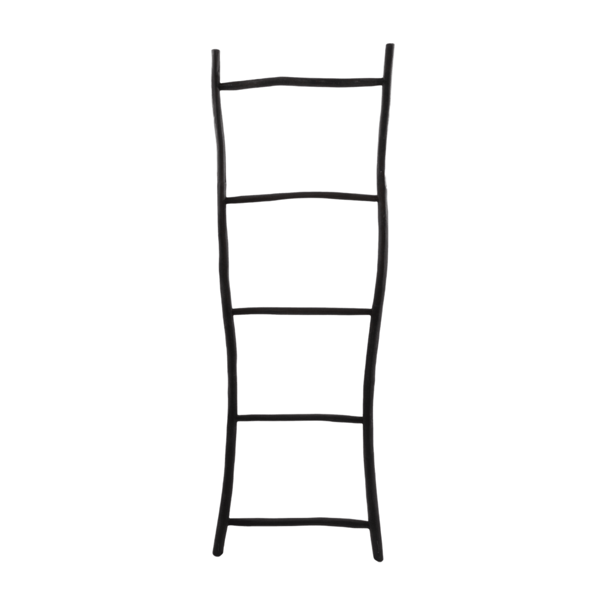 Echelle en teck 165 cm noir Tulum - Bazar Bizar - The Cool Republic