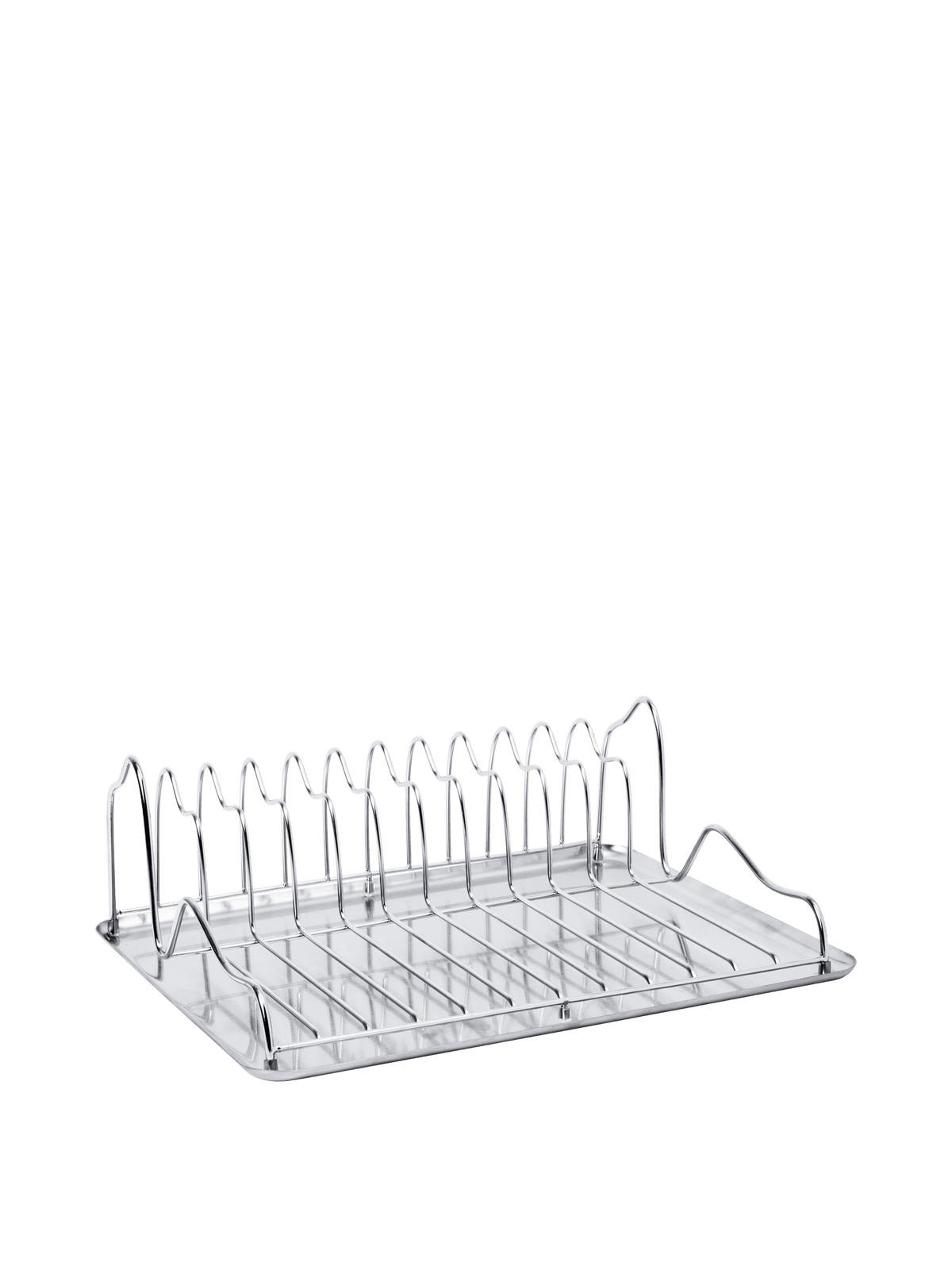Egouttoir en acier inoxydable poli 40 x 30 x 13,2 cm Curvature - Ferm Living - The Cool Republic