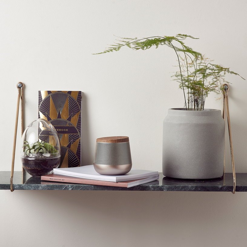 Enceinte bluetooth effet marbre noir Miami Sound - Lexon Design - The Cool Republic