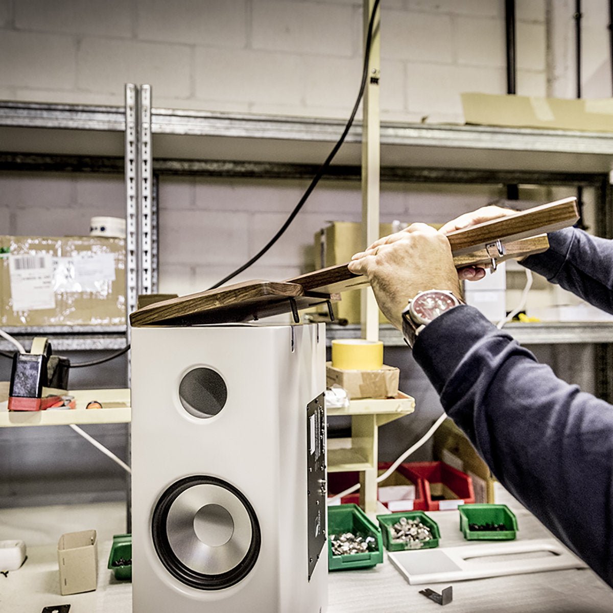 Enceinte multimédia bluetooth Cube Corian® Series - La Boite concept - The Cool Republic