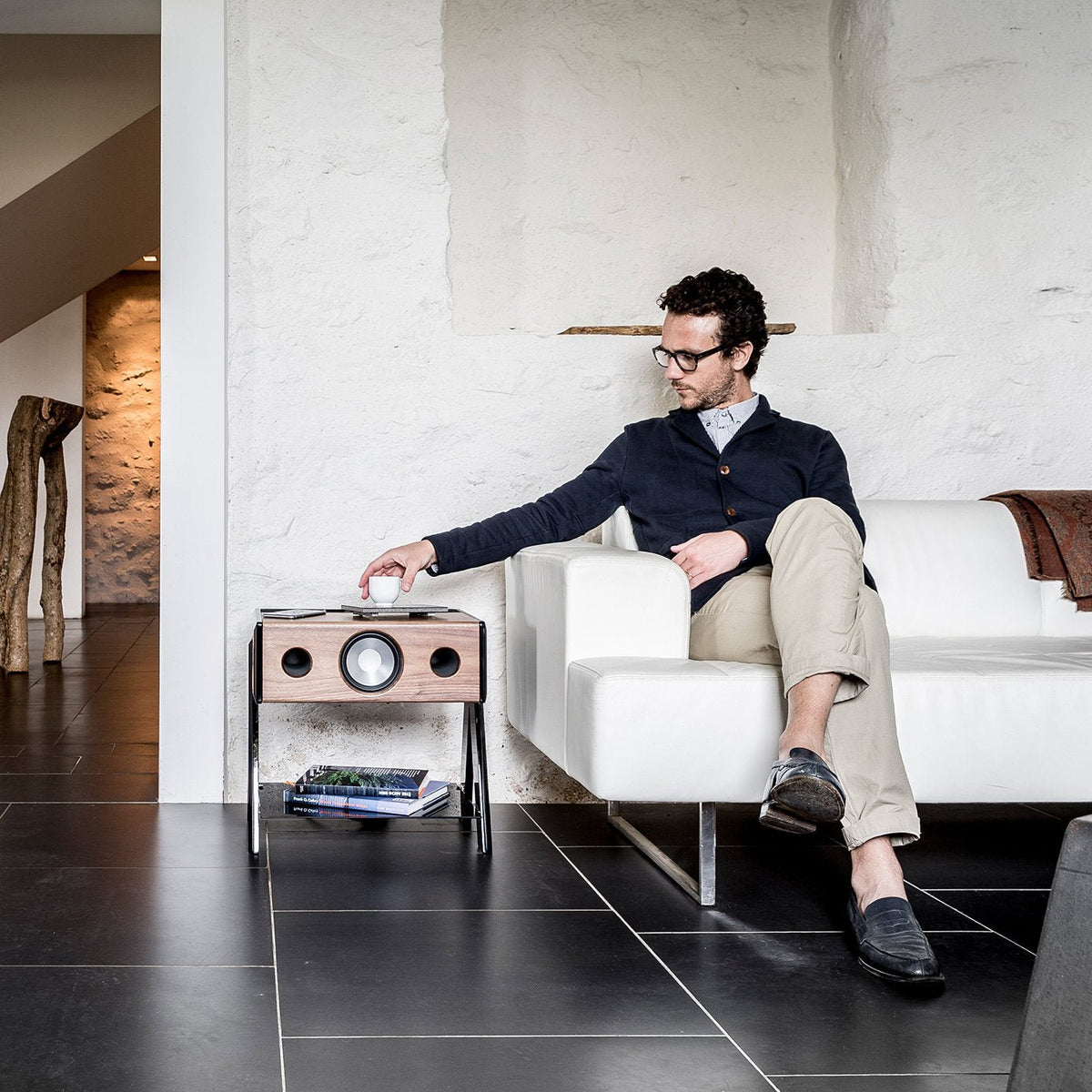 Enceinte multimédia bluetooth Cube Corian® Series - La Boite concept - The Cool Republic