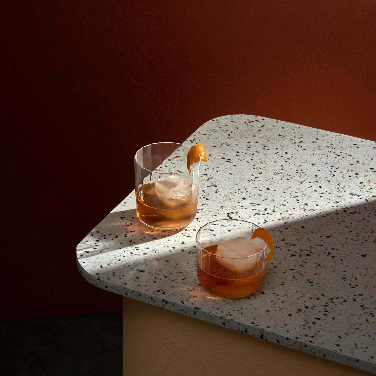 Ensemble de 2 verres à long drink de Neo - Nude Glass - The Cool Republic