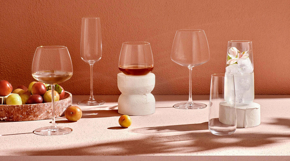 Ensemble de 2 verres à vin blanc Mirage Nude Glass - The Cool Republic