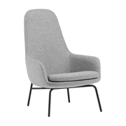 Era Lounge Chair High Black Steel - Normann Copenhagen - The Cool Republic