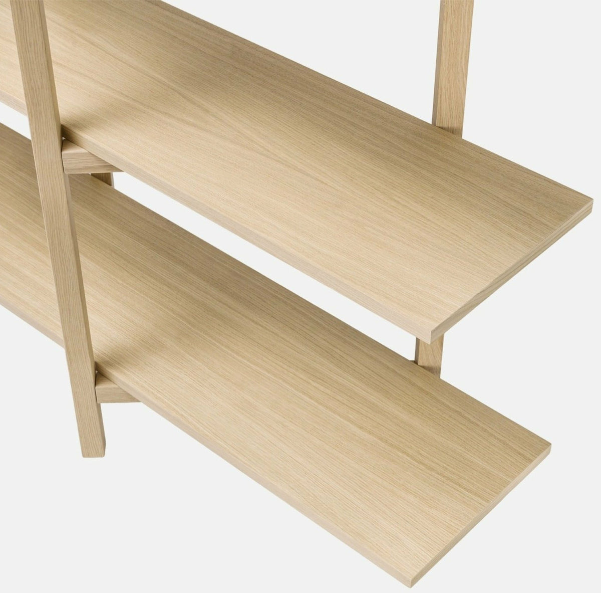 Etagère à 6 rayonnages en chêne Zig Zag - Hem - The Cool Republic