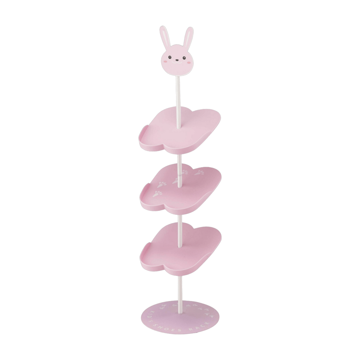 Etagère à chaussures pour enfants en acier rose - Yamazaki - The Cool Republic