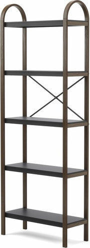 Etagère autoportante en bois noire 5 niveaux Bellwood - Umbra - The Cool Republic
