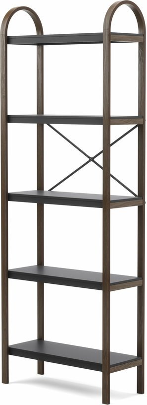 Etagère autoportante en bois noire 5 niveaux Bellwood - Umbra - The Cool Republic